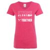 Women’s Glitter V-Neck T-Shirt Thumbnail
